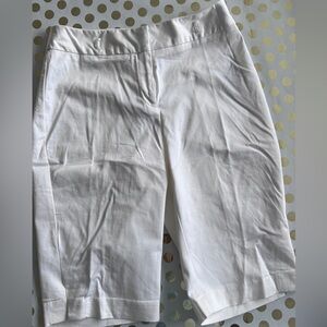 Worthington Women's Classic White Bermudas